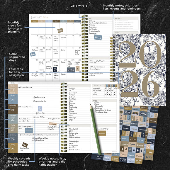 2026 La Campagne Year Medium Weekly Monthly Planner