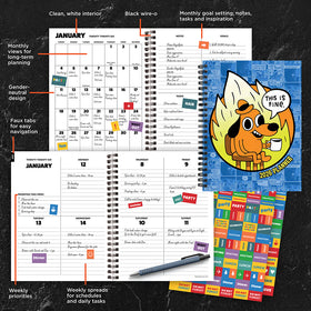 2026 This is Fine Medium Weekly Monthly Planner - 0