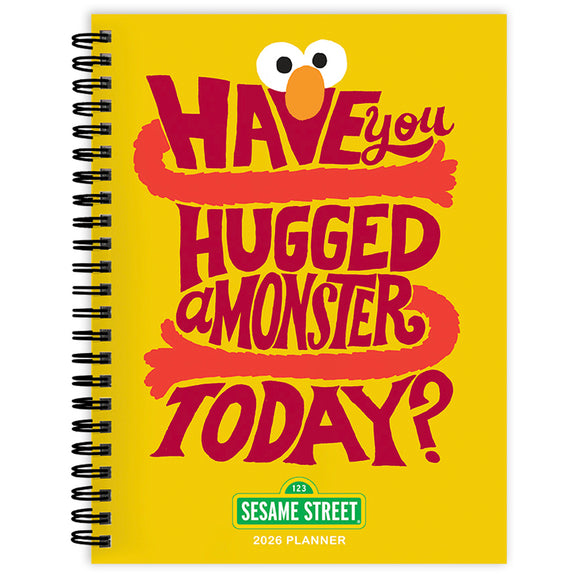 2026 Sesame Street Medium Weekly Monthly Planner