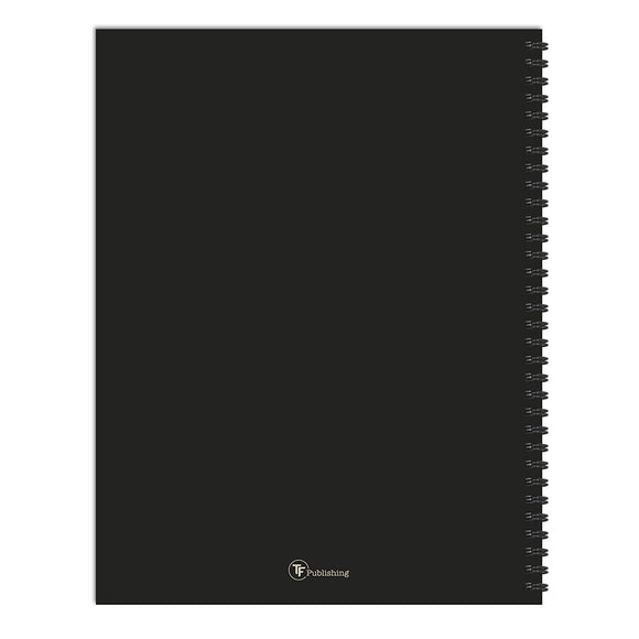 2026 Burnt Black Large Weekly Monthly Planner