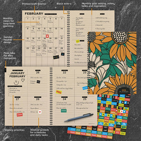 2026 Growing Helios Large Weekly Monthly Planner - 0