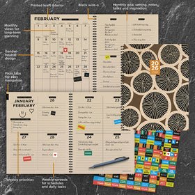 2026 Tree Rings Large Weekly Monthly Planner - 0