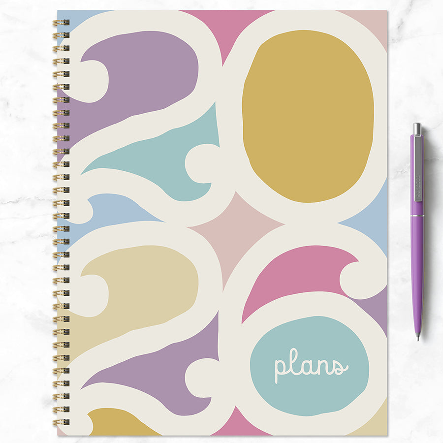 2026 Joyful Year Large Weekly Monthly Planner - 0
