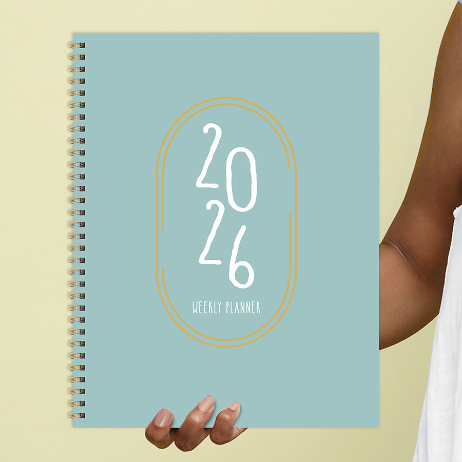 2026 Robin's Egg Large Weekly Monthly Planner