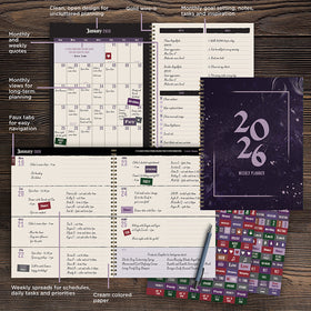 2026 Magic Year Large Weekly Monthly Planner - 0