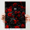 2026 Red Roses Large Weekly Monthly Planner-3