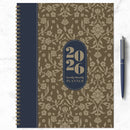 2026 Bonjour Book of Blooms Large Weekly Monthly Planner-1