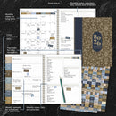 2026 Bonjour Book of Blooms Large Weekly Monthly Planner-2