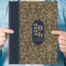 2026 Bonjour Book of Blooms Large Weekly Monthly Planner-3