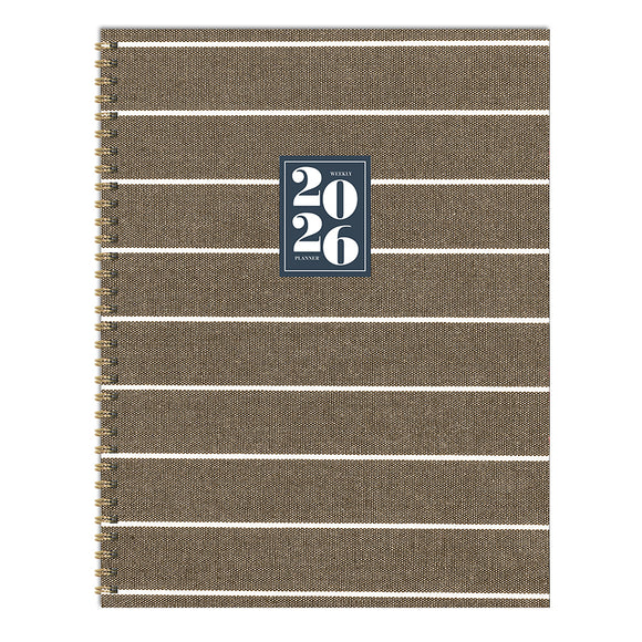 2026 Linen Large Weekly Monthly Planner