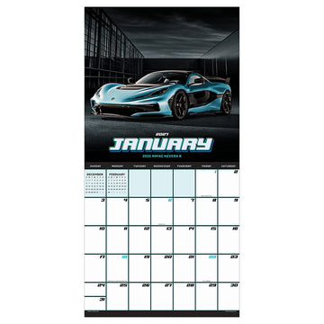 2027 Dream Cars Wall Calendar - 0