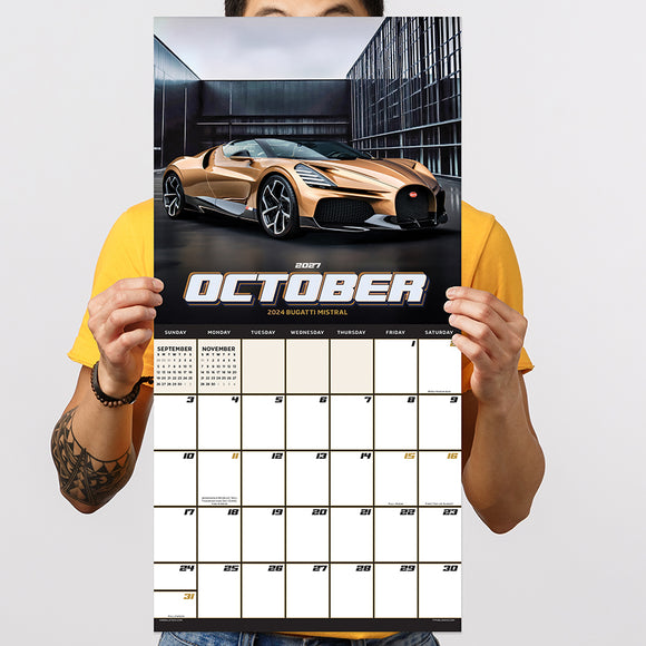 2027 Dream Cars Wall Calendar