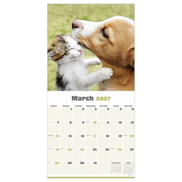 2027 Furry Friends Wall Calendar - 0