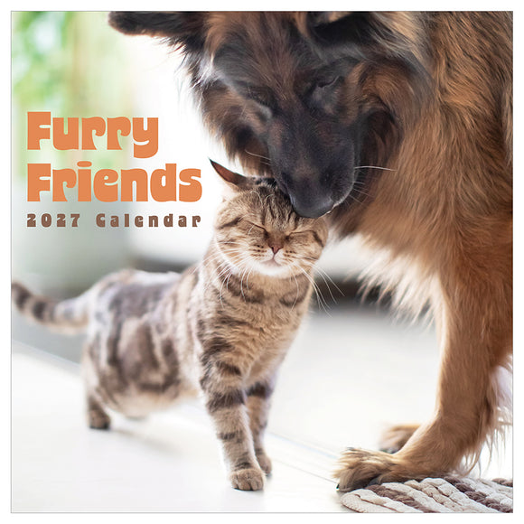 2027 Furry Friends Wall Calendar