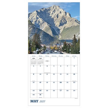 2027 Mountains Wall Calendar - 0