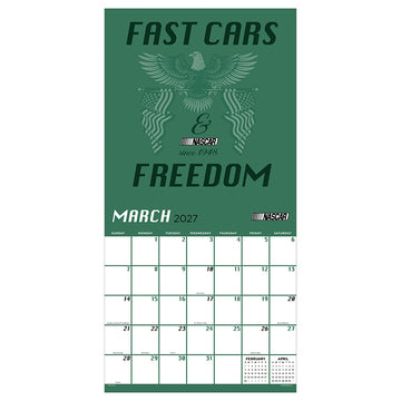 2027 Nascar Trend Wall Calendar - 0