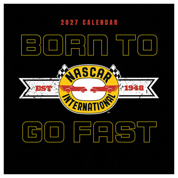 2027 Nascar Trend Wall Calendar