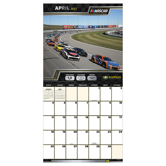2027 Nascar Tracks Wall Calendar