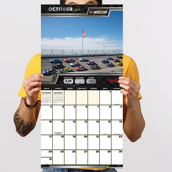 2027 Nascar Tracks Wall Calendar