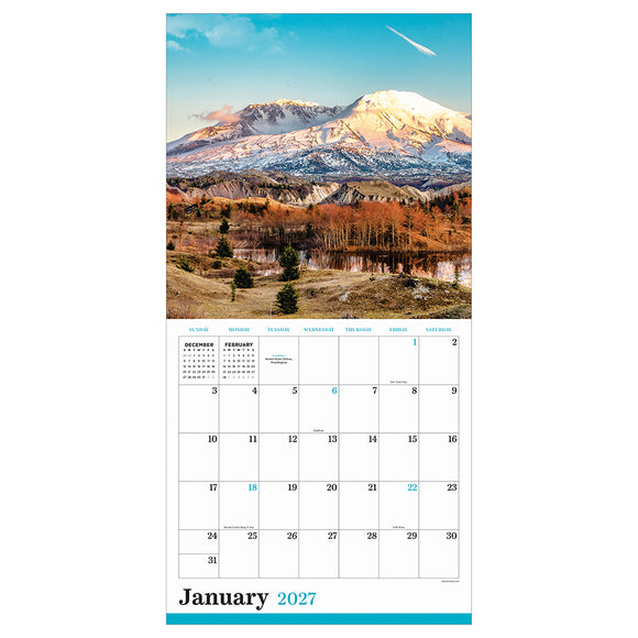 2027 Pacific Northwest Wall Calendar