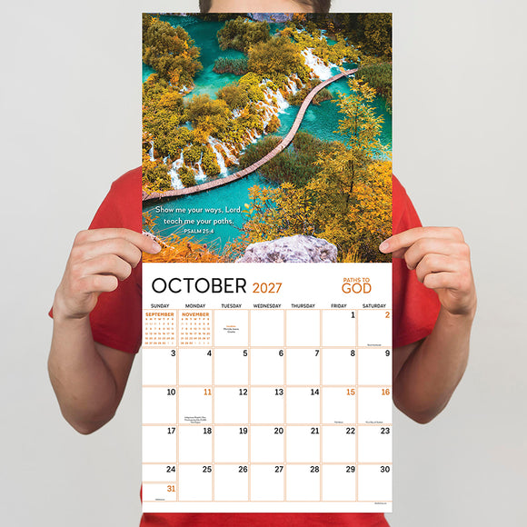 2027 Paths to God Wall Calendar