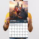 2027 Playful Pigs Wall Calendar-5