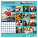 2027 Playful Pigs Wall Calendar-6