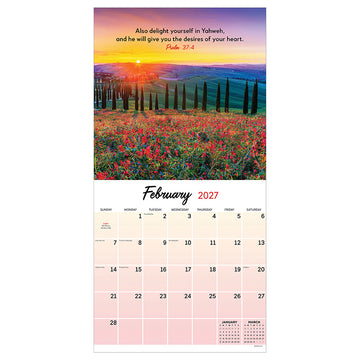 2027 Psalms Wall Calendar - 0