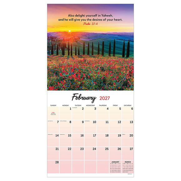 2027 Psalms Wall Calendar