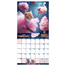 2027 Space Cats Wall Calendar-3