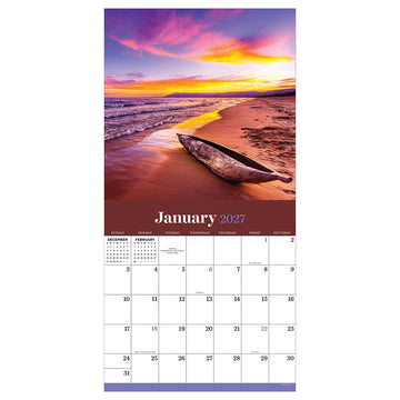 2027 Sunsets Wall Calendar - 0