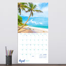 2027 Tropical Beaches Wall Calendar-4