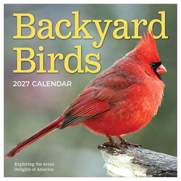 2027 Backyard Birds Wall Calendar
