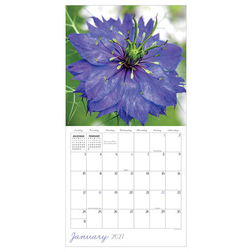 2027 Flowers Wall Calendar - 0