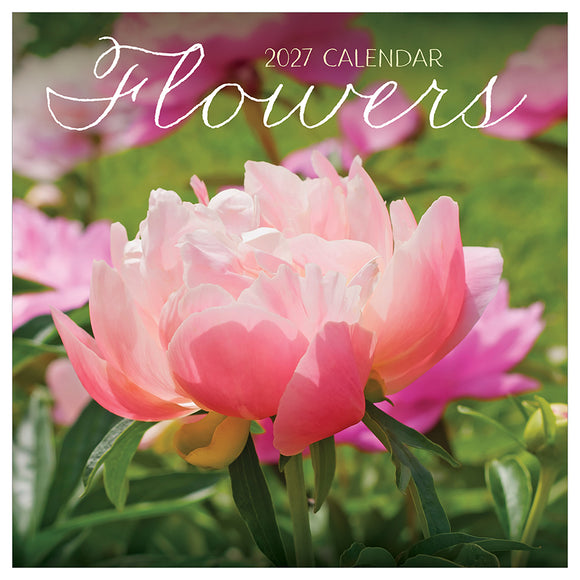2027 Flowers Wall Calendar