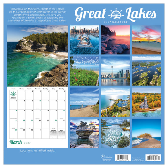 2027 Great Lakes Wall Calendar