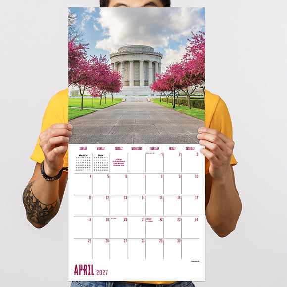 2027 Indiana Wall Calendar