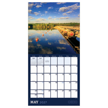 2027 Ohio Wall Calendar - 0