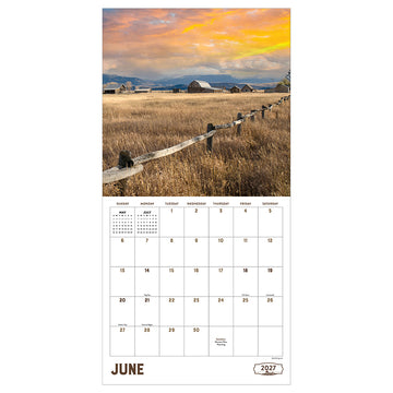 2027 Ranch Life Wall Calendar - 0