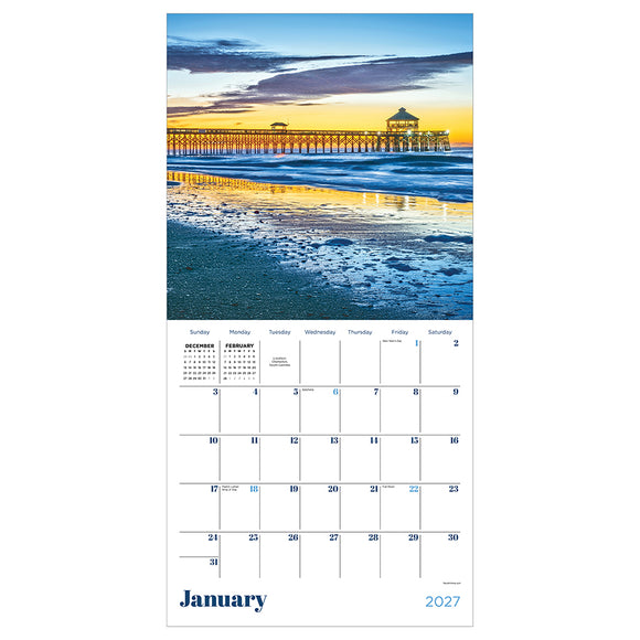 2027 Water's Edge Wall Calendar