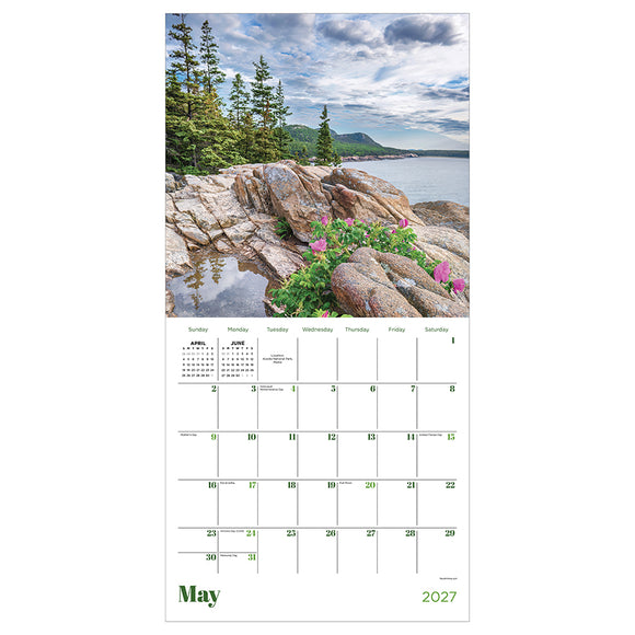 2027 Water's Edge Wall Calendar