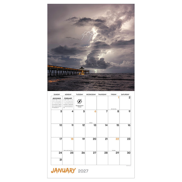 2027 Wild Weather Wall Calendar