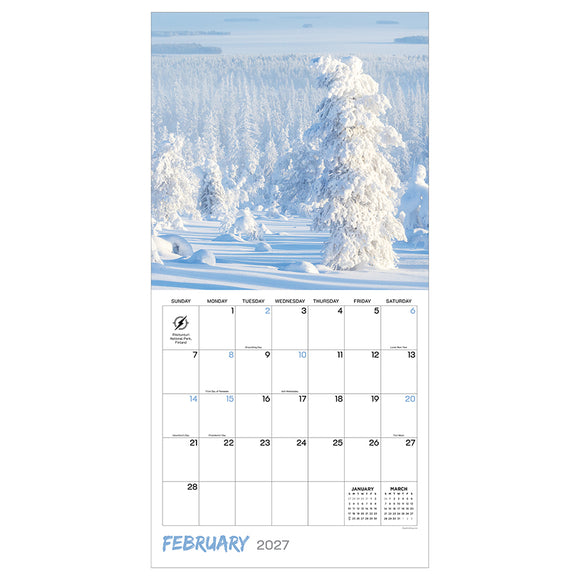 2027 Wild Weather Wall Calendar