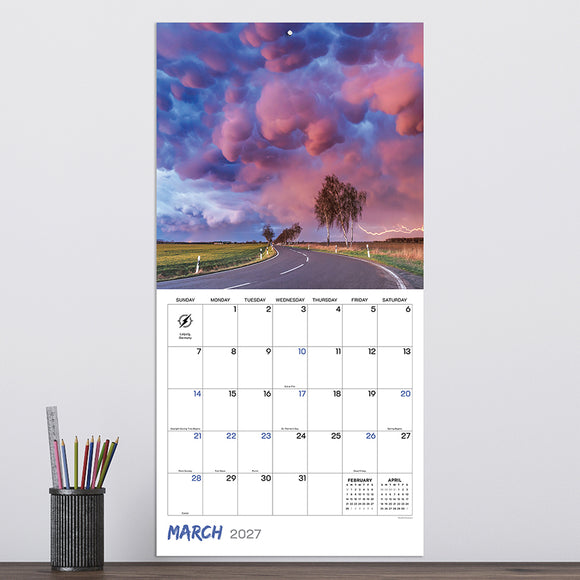 2027 Wild Weather Wall Calendar