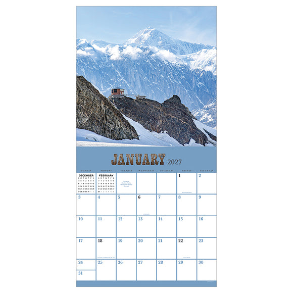 2027 Alaska Wall Calendar