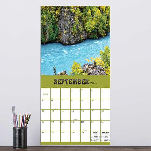 2027 Alaska Wall Calendar