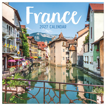 2027 France Wall Calendar
