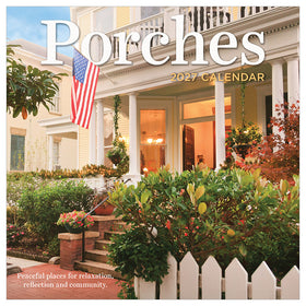 2027 Porches Wall Calendar