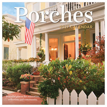2027 Porches Wall Calendar