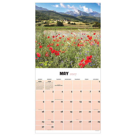 2027 Seasons Wall Calendar